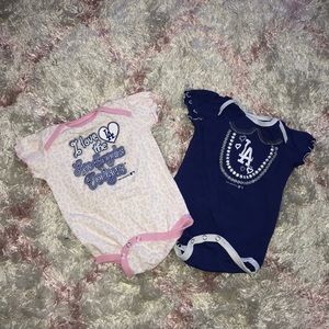 Onesie 2 Dodgers pack